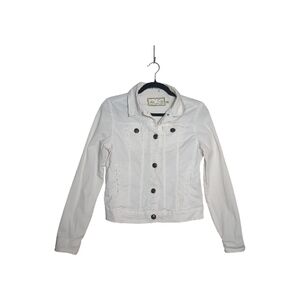 Adventura Small White Organic Cotton Denim Jacket Coastal Cowgirl Gorpcore